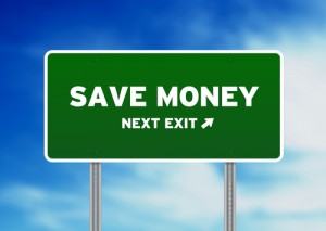 Save Money Highway Sign